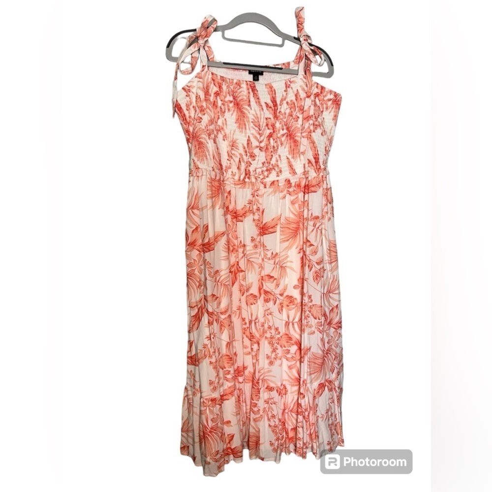 Torrid‎ Midi Challis Smocked Dress